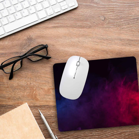 Bedrucktes Mousepad im Color Smoke Design