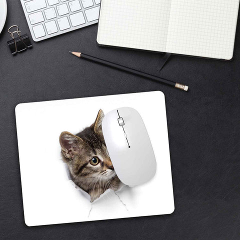 Bedrucktes Mousepad im Katzen Design