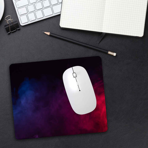 Bedrucktes Mousepad im Color Smoke Design