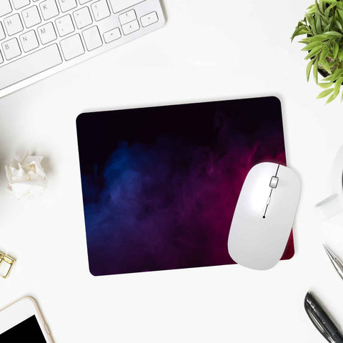 Bedrucktes Mousepad im Color Smoke Design