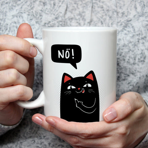 Bedruckte Tasse mit Spruch NÖ!