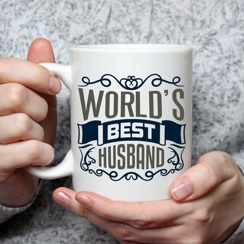 Bedruckte Tasse World's Best Husband