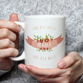 Bedruckte Tasse mit Spruch Für die beste Mama