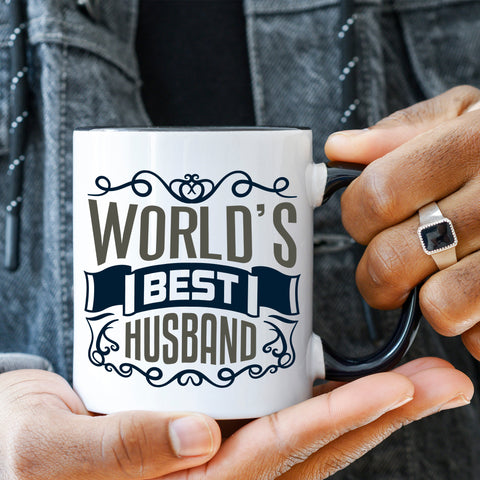 Bedruckte Tasse World's Best Husband