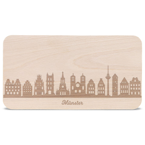 Frühstücksbrettchen Skyline Münster