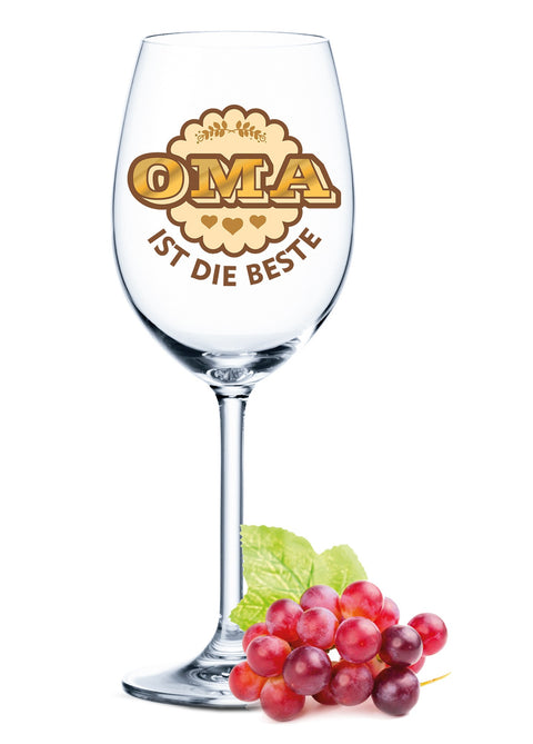 Leonardo Weinglas mit Gravur "Oma ist die Beste"