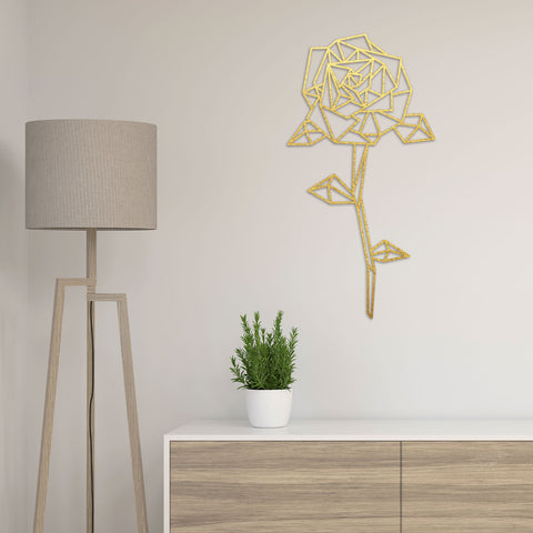Origami Rose aus Holz -