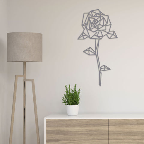 Origami Rose aus Holz -