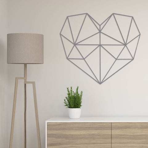 Origami 3D Herz aus Holz -