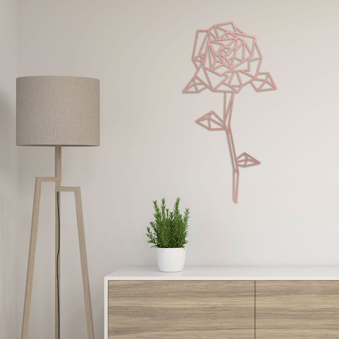 Origami Rose aus Holz -