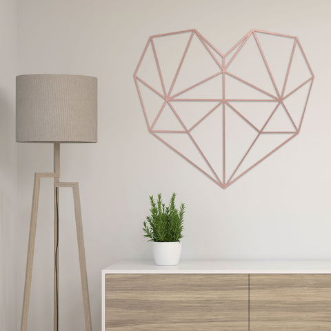 Origami 3D Herz aus Holz -