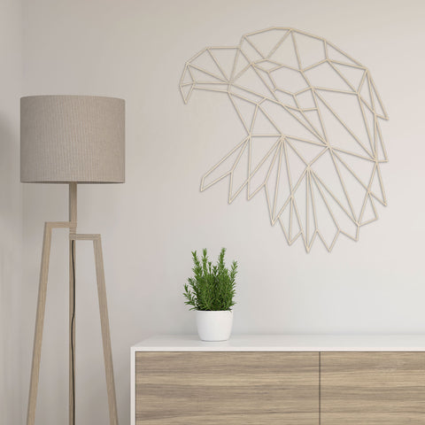 Origami Adlerkopf aus Holz -