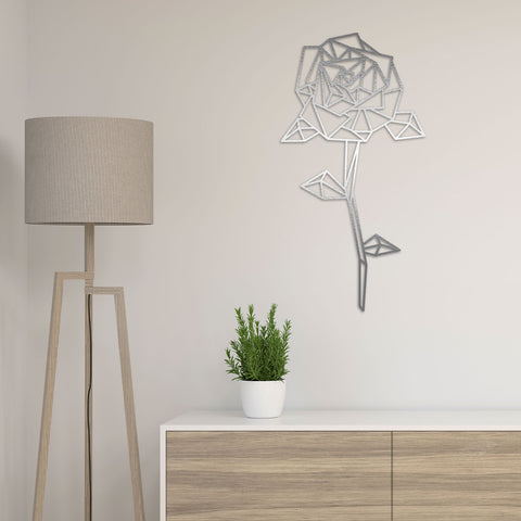 Origami Rose aus Holz -