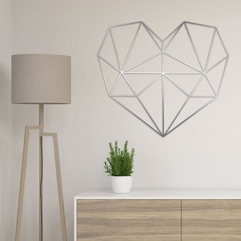 Origami 3D Herz aus Holz -