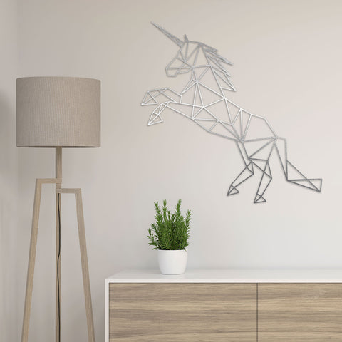 Origami Einhorn V2 aus Holz -