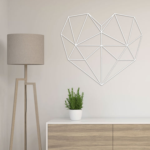 Origami 3D Herz aus Holz -