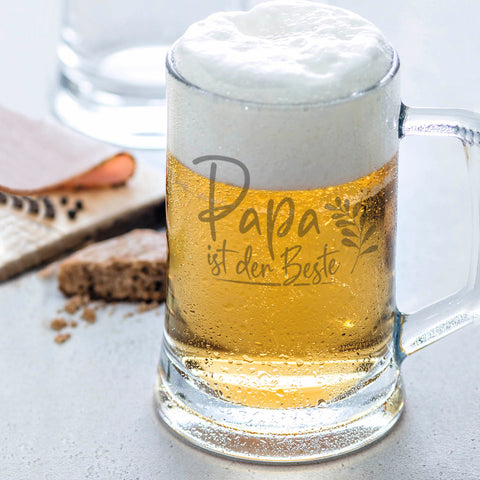 Montana Bierkrug mit Gravur "Papa ist der Beste"