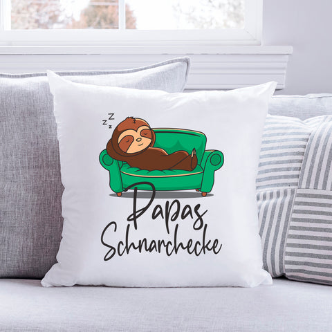 Bedrucktes Kissen mit Motiv Schnarchecke