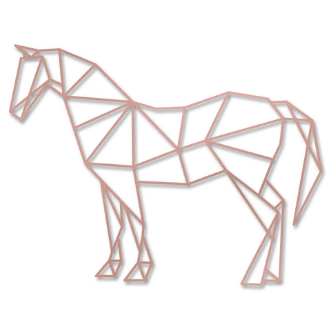 Origami Pferd aus Holz -