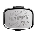 Pillendose mit Fächern
