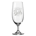 Leonardo Bierglas mit Gravur "Premium Bier" mit Namen