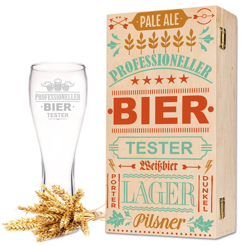 Leonardo Weizenglas "Professioneller Biertester"