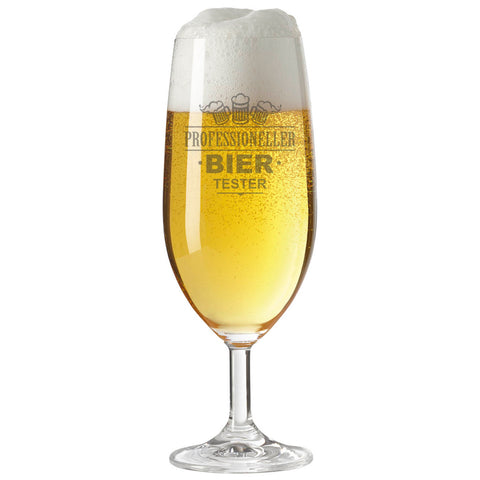 Leonardo Bierglas mit Gravur "Professioneller Biertester"