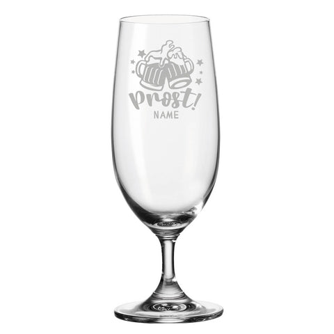 Leonardo Bierglas mit Gravur "Prost Bier" mit Namen