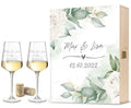 Leonardo Gläser mit Gravur im "Wedding Love" Design als Set
