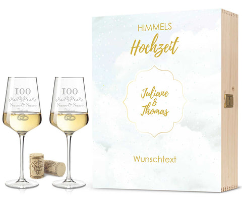 Leonardo Weingläser im "Himmelshochzeit - 100 Jahre" Design als Set