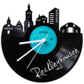 Schallplattenuhr Skyline Recklinghausen