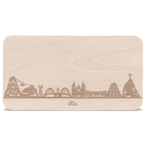 Frühstücksbrettchen Skyline Rio