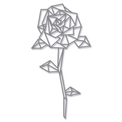 Origami Rose aus Holz -