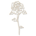 Origami Rose aus Holz -