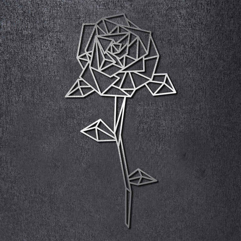 Origami Rose aus Holz -