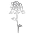 Origami Rose aus Holz -