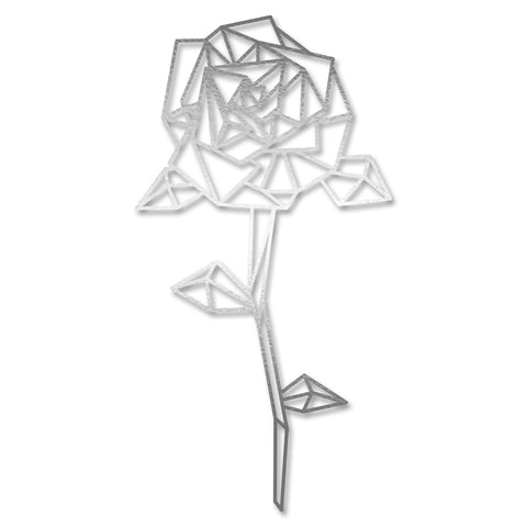 Origami Rose aus Holz -