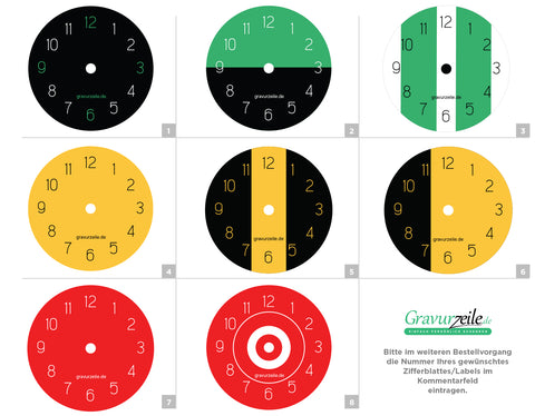 Schallplattenuhr Gladbach Fan Uhr Colored