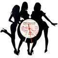 Schallplattenuhr Bond Girls