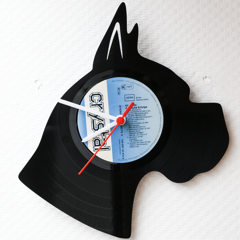 Schallplattenuhr Boxer