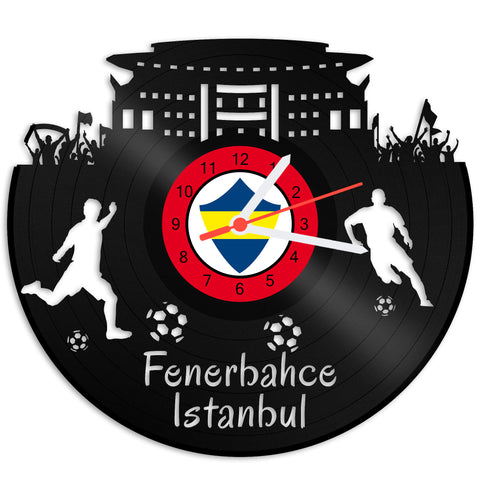 Schallplattenuhr Fenerbahce Istanbul
