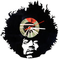 Schallplattenuhr Jimmy Hendrix