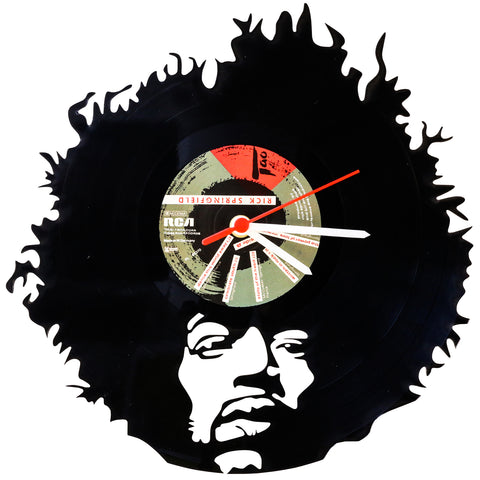 Schallplattenuhr Jimmy Hendrix