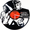 Schallplattenuhr Justin Bieber