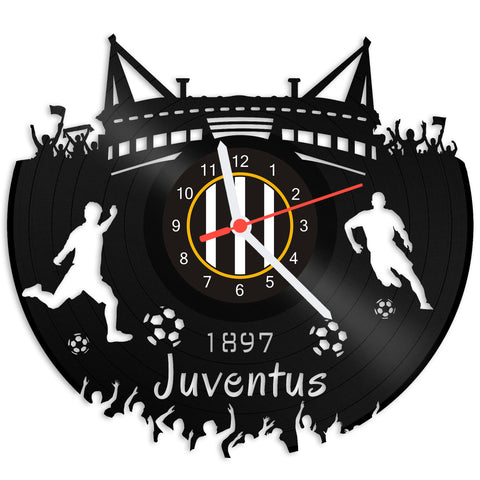Schallplattenuhr Juventus