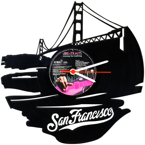 Schallplattenuhr San Francisco 2017