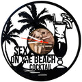 Schallplattenuhr Sex on the Beach