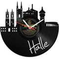 Schallplattenuhr Halle an der Saale