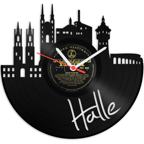 Schallplattenuhr Halle an der Saale