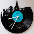 Schallplattenuhr Skyline Paderborn